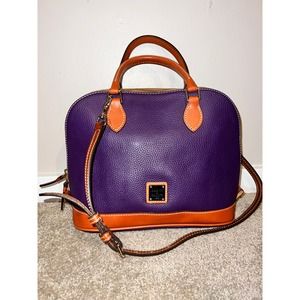 Dooney & Bourke Pebble Grain Zip Zip Satchel